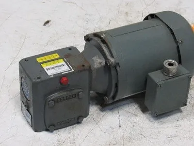 Boston Gear F71810ZB5J 10:1 Ratio .5 1/2Hp 3Ph 208-230/460V Electric Gear Motor