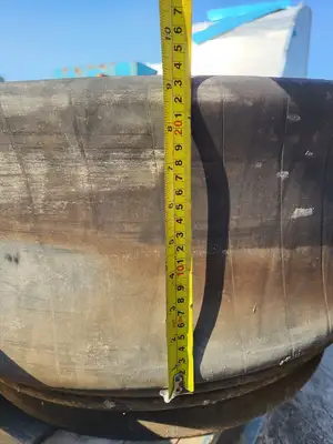 6" x 100 ft Hose Black w/ Camlock Coupling