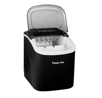 Magic Chef 27 LB. PORTABLE COUNTERTOP ICE MAKER IN BLACK