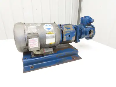 Gorman Rupp GHC1 1/2GF3-B0003 Positive Displacement Gear Pump 1.5"NPT 23GPM 3Hp
