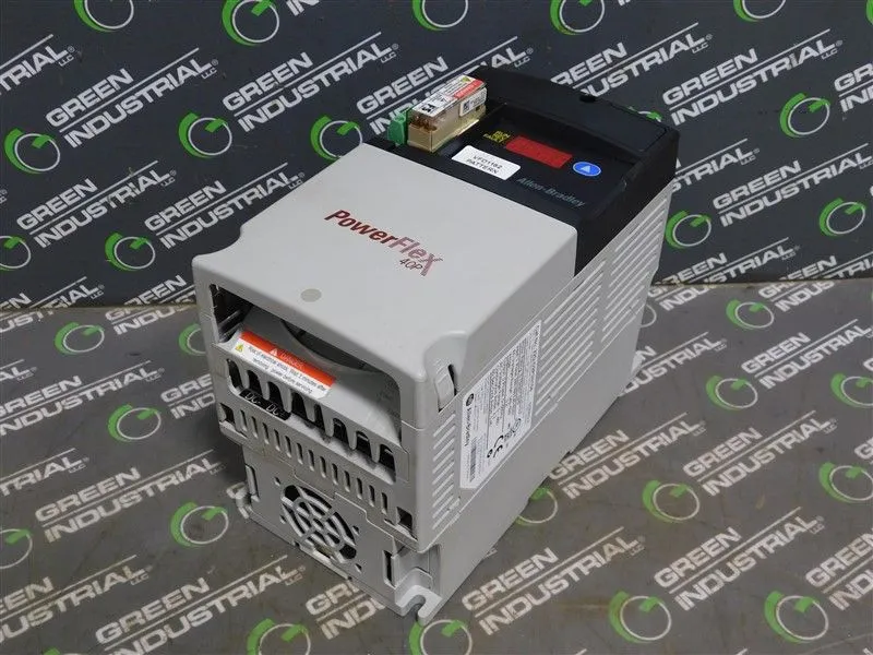 1.0HP Allen Bradley 22D-D2P3N104 Powerflex 40P Drive Ser.A FW 2.01 460V 3Ph Used