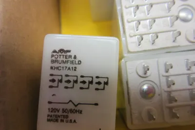 13 NEW POTTER & BRUMFIELD KHC17A12 RELAY