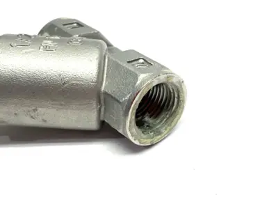 USED ASCO ANGLE BODY 2-WAY MOTORIZED PISTON VALVE, 1/2" NORMALLY OPEN