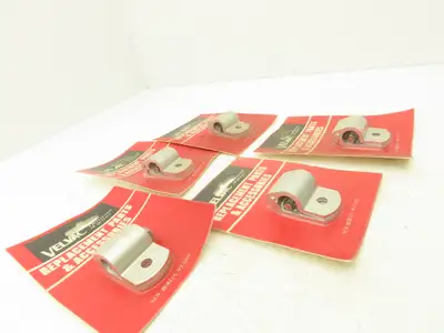 Velvac 704069 Clamp Kit 5/8" Round 5/16" Mounting Hole Aluminum Lot of 5