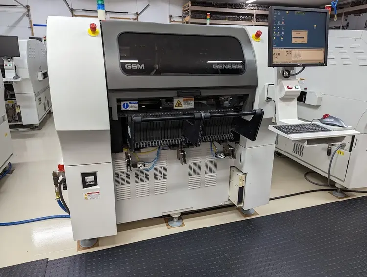 Used UNIVERSAL INSTRUMENTS 4988C Flexible SMT Pick & Place Mounter Michigan US | 4Tech USA #1404238