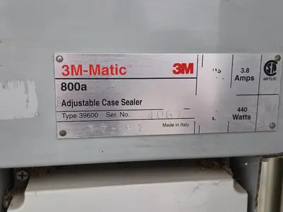 Used 3M-MATIC 3M-MATIC 800A ADJUSTABLE CASE SEALER Case Sealers British Columbia CA | Steep Hill Equipment Solutions #1482227