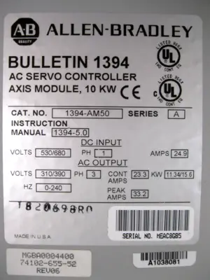 USED Allen-Bradley 1394-AM50