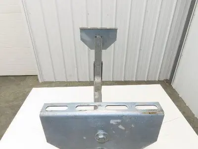 Automotion 24"W Conveyor Leg Stationary Floor Support 23" to 36"H Galvanized
