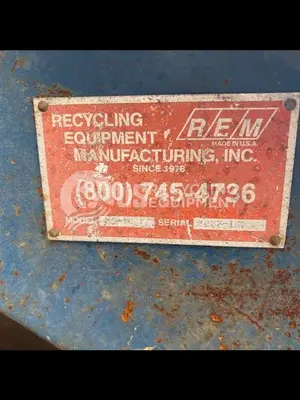 USED REM 17'L X 24"W CONVEYOR WITH MAGNETIC HEAD PULLEY