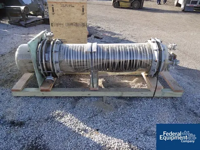 Used Chem Flowtronics 160 Sq Ft QVF Corning Coil Condenser, 316L S/S, 150# Heat Exchangers Ohio US | Federal Equipment Company #127773