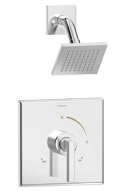 Symmons 3601-SH4-1.5-TRM Duro Wall Mount Shower System, Polished Chrome [New]