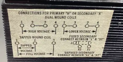 Allen-Bradley X-183222 Control Circuit Transformer .130 Kva 50/60 Hz 4C-46