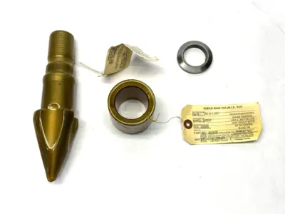 USED NISSEI INJECTION MOLD SCREW TIP ASSEMBLY 63MM SHELFWARE