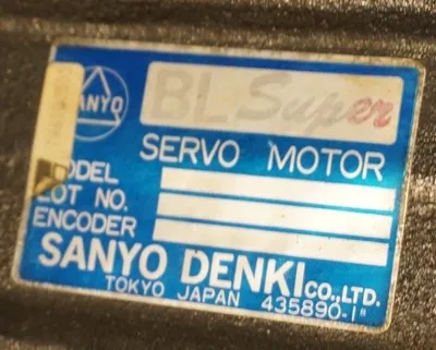 NEW SANYO DENKI BL SUPER AC SERVO MOTOR