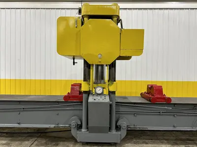 400 TON X 30' DRILCO TRAVELING HEAD HYDRAULIC STRAIGHTENING PRESS: STOCK #24953