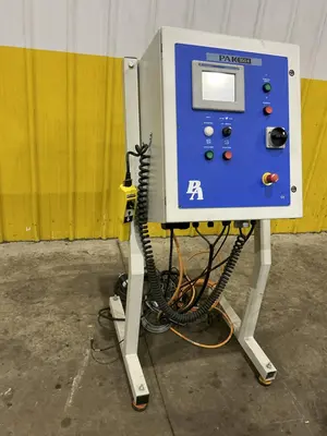 11.8" X .138" PA INDUSTRIES MODEL #PAK 350.4 SRF-12 COIL STRIP SERVO FEEDER & CONTROL : YOBRO #25105