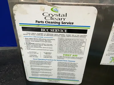 Used CRYSTAL CLEAN 1601/E216 Parts Washers Ohio US | HGR 24 #1446241