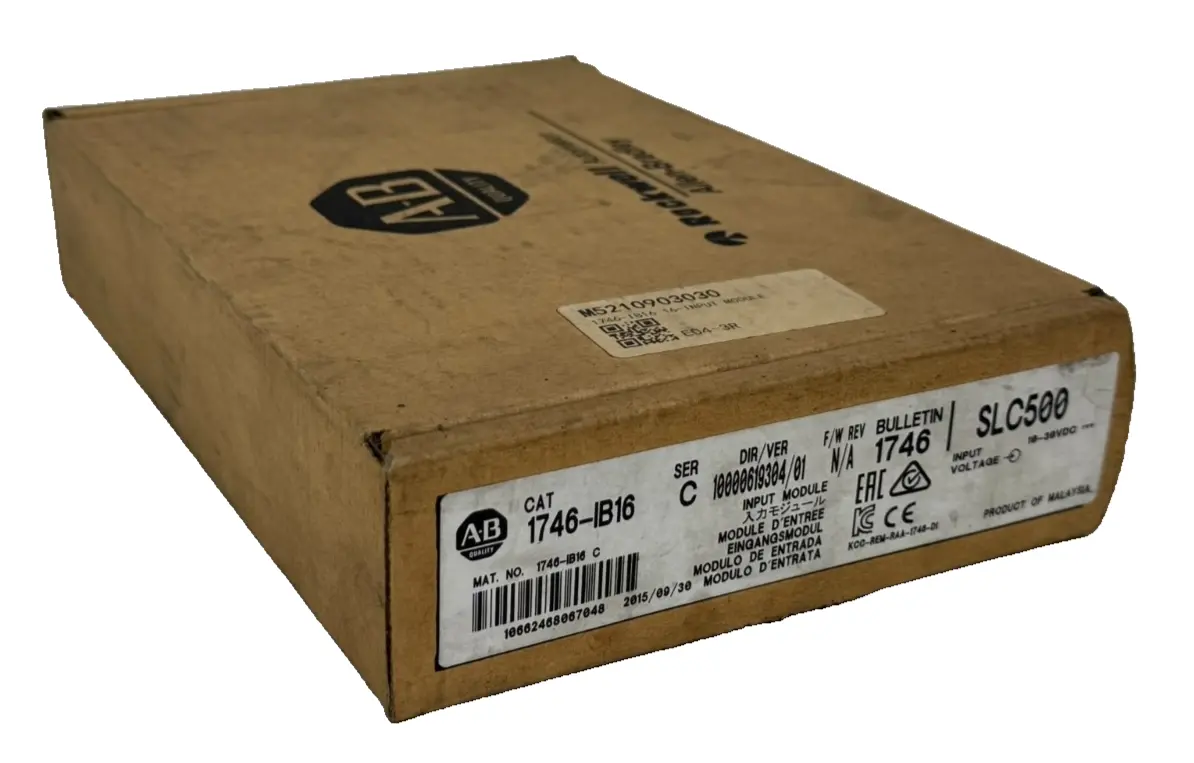 ALLEN BRADLEY 1746-IB16 INPUT MODULE SER. C SLC500 UNUSED SURPLUS