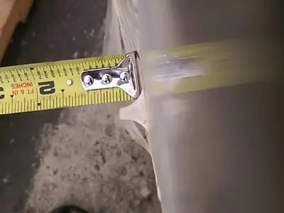 White 30” Plastic Modular Conveyor Belt