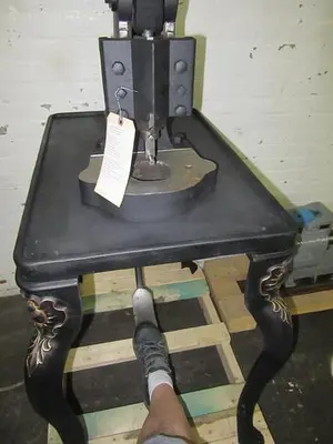 1269-385 Antique Rare Foot & Hand Press, Steampunk, ORNATE, CIRCA 1870 FRANCE