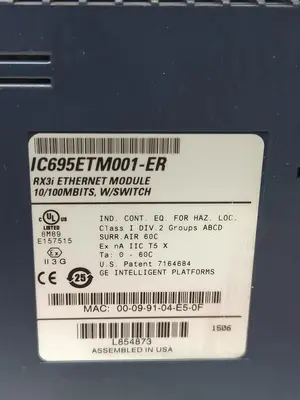 USED GE FANUC IC695ETM001-ER