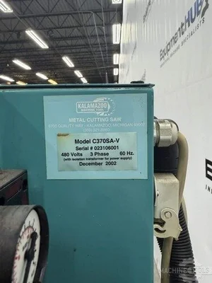 USED 2002 KMT KALAMAZOO C370SA-V