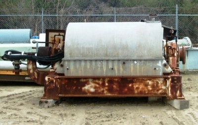 Bird 40 x 60 screen bowl decanter centrifuge, 304SS.