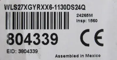 NEW BANNER 804339 LIGHT STRIP WLS27XGYRXX6-1130DS24Q