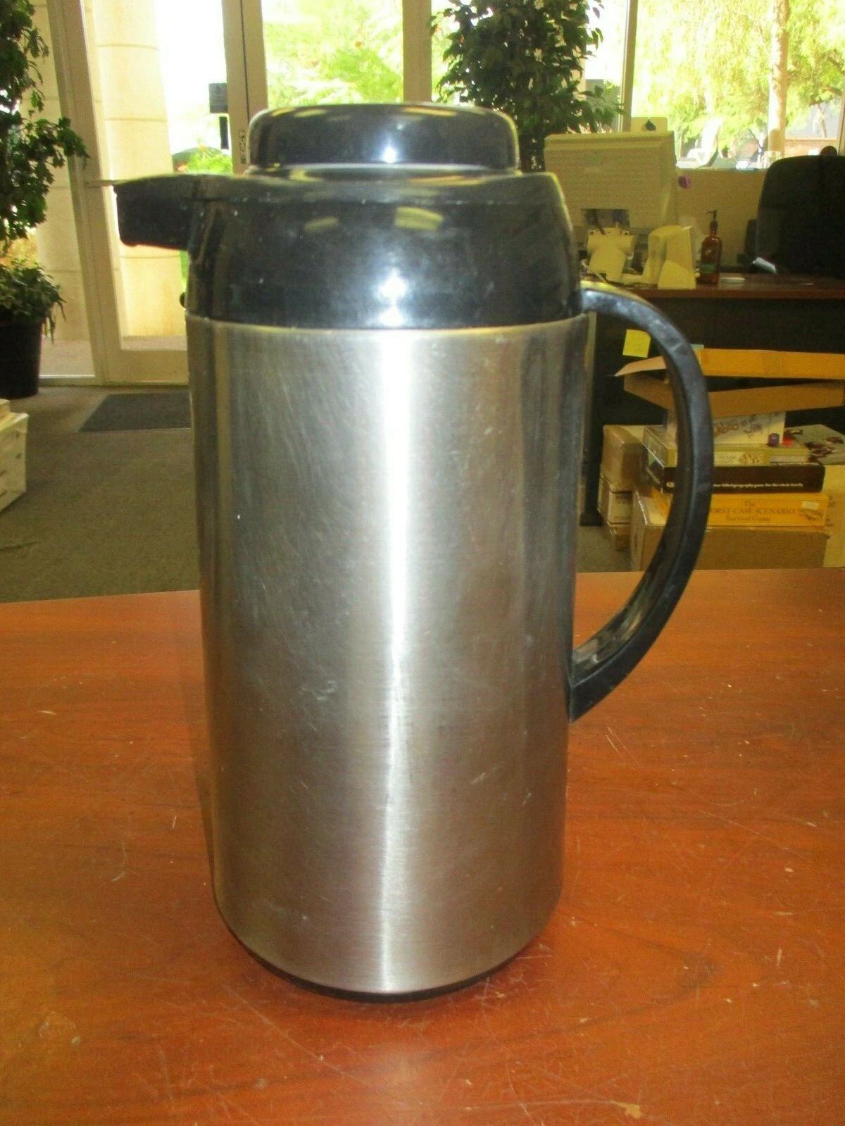 Used Thermal Hot/Cold Black & Chrome Beverage Dispenser