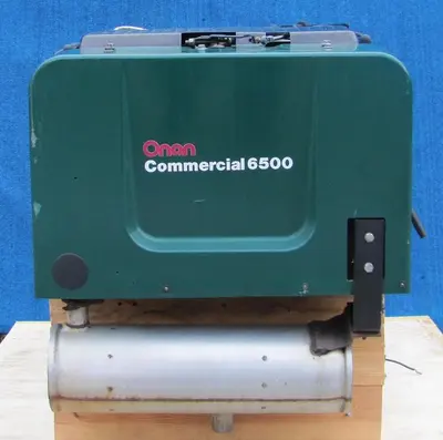 Onan Emerald Plus 6500 Watt RV Generator Gasoline Powered 120V Output 54.2 Amps