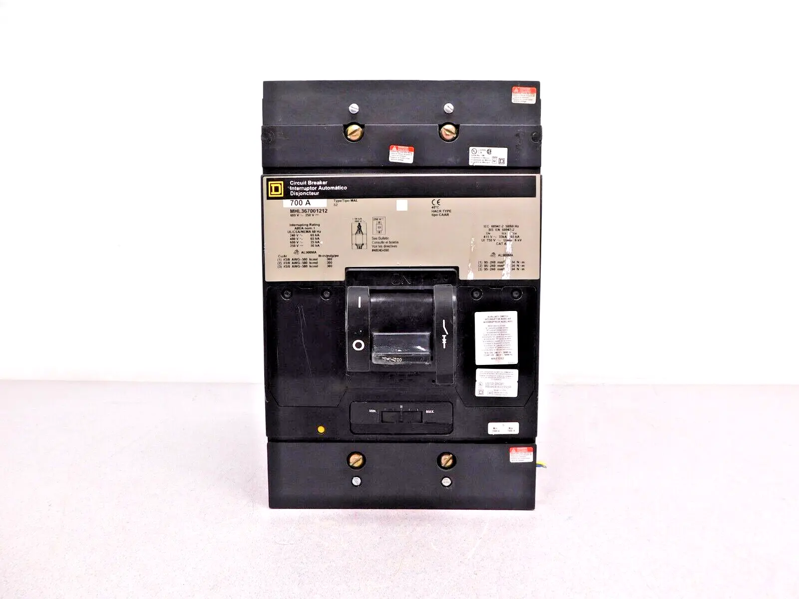 Used Square D MHL367001212 Circuit Breakers Ohio US | Equipment Recovery Corp. #1331070