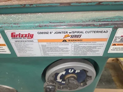 2004 GRIZZLY G9859Z Industrial Jointer | Levy Recovery Group (2)
