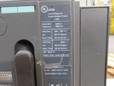 New | in-Stock SIEMENS WLS2A316 S2A316QV1CXLCEN Circuit Breakers Texas US | Aucto #1308513