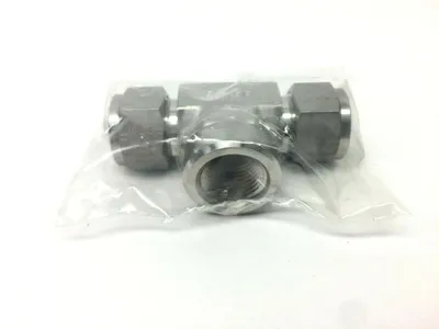 USED GENERANT UNION TEE STAINLESS STEEL 5/8" TUBE OD