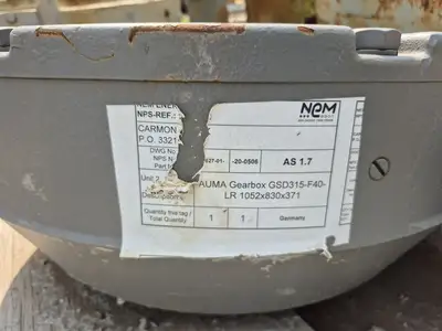 Used AUMA GSD315-F40-LR Gearboxes British Columbia CA | Lenmark #1440965