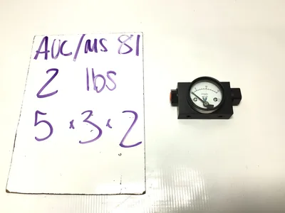 Van Air 1/4 UNC Differential Pressure Gauge & Switch DPH200PGA20S8LB15P