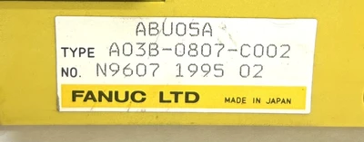 USED FANUC A03B-0807-C002