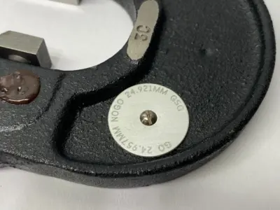 USED GSG 24.957MM/24.921MM GO/NOGO SNAP GAGE STYLE C