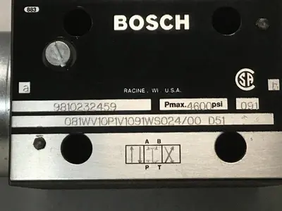 USED BOSCH 081WV10P1V1091WS024/00D51