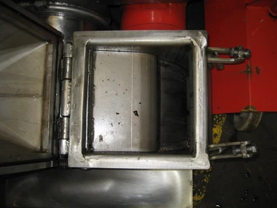 SPC7269  Pump 9" inlet Volupompa positive displacement pump 5.5 hp, Stainless Steel Wine Must Pump