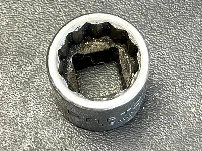 Craftsman Vintage 15MM 12 Point 1/2" Drive Shallow Socket