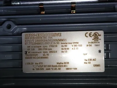 USED SEW EURODRIVE KT57/T DRN90S4/BE2HR/MM11