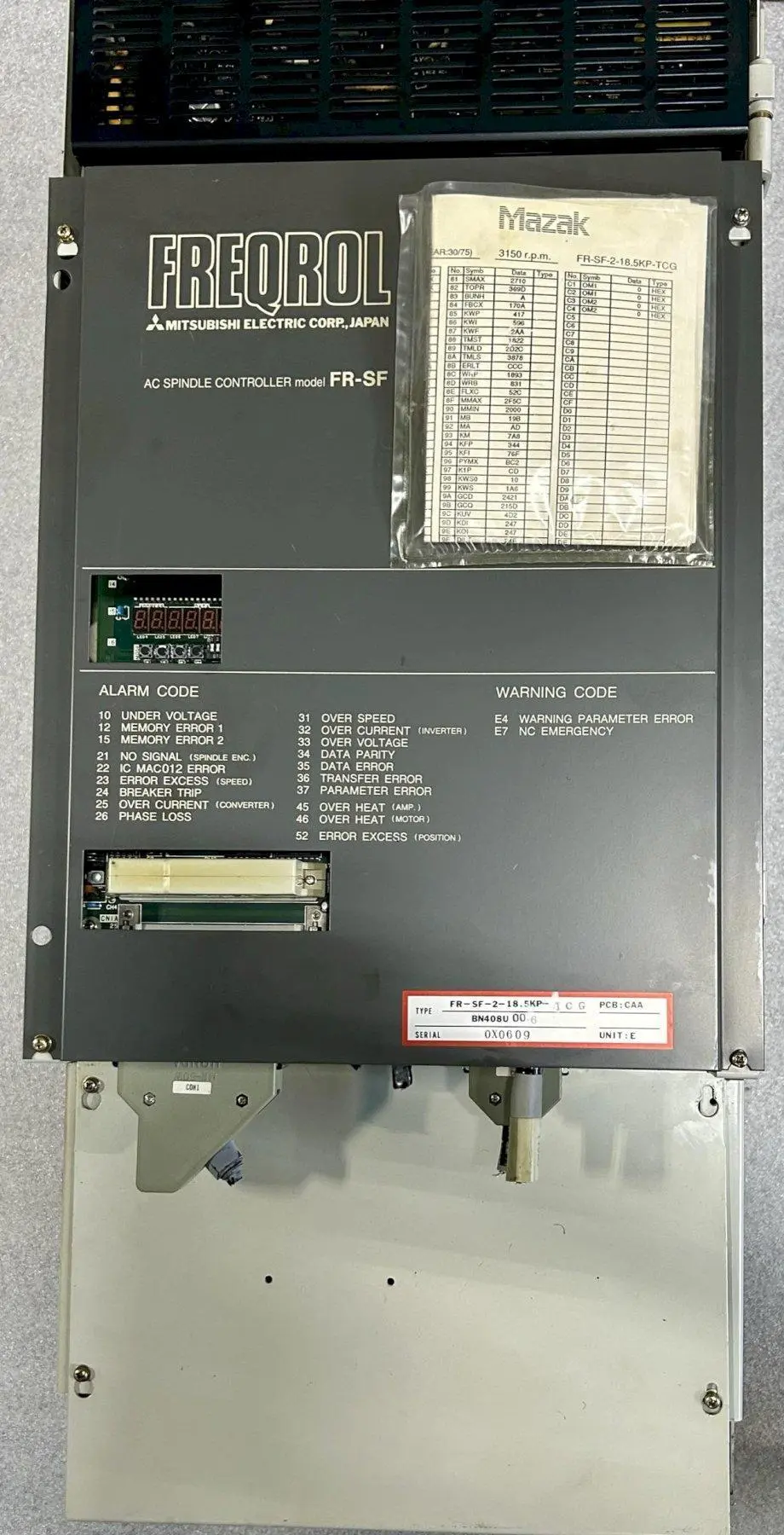 USED Mitsubishi FR-SF-2-18.5KP
