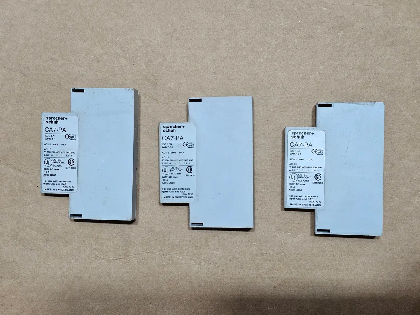 Used SPRECHER + SCHUH CA7-PA-10 Misc Electrical & Power Parts British Columbia CA | Lenmark #1438713