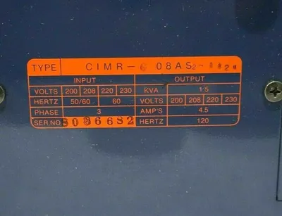 NEW YASKAWA CIMR-G08AS2-0020 JUSPEED-F TRANSISTOR INVERTER SER.S2 CIMRG08AS20020