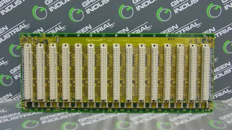 Schroff 23000-015 15 Slot VME Systembus Backplane Board Used