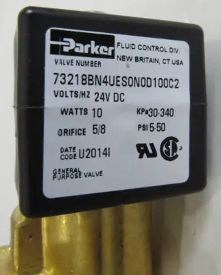 NEW PARKER 73218BN4UES0N0D100C2 VALVE 24V U2014I