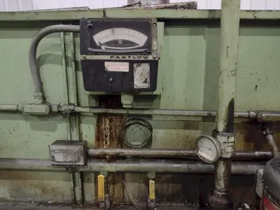 20" DIAMETER JENSEN MODEL #8452 (WASH, RINSE & DRY) CONTINUOUS ROTARY DRUM PARTS WASHER: YOBRO #25068