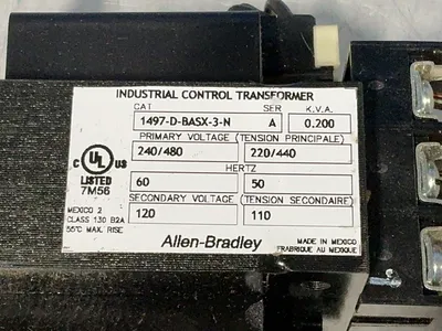Used ALLENBRADLEY 1497DBASX3N Transformers Ohio US | HGR 24 #1251112