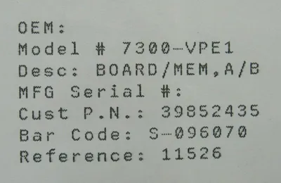 REMANUFACTURED ALLEN BRADLEY 7300-VPE1 POWER SUPPLY 7300VPE1